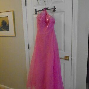 MORI LEE Madeline Gardner Cerise Pink Princess Ballgown Dress Size 3/4 NWT